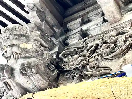 蚊里田八幡宮の本殿・本堂