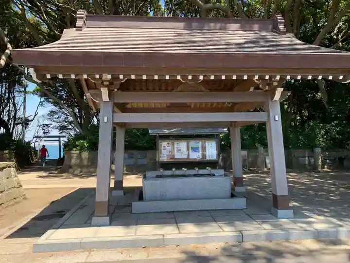 酒列磯前神社の手水舎