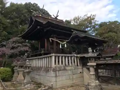阿智神社の本殿・本堂