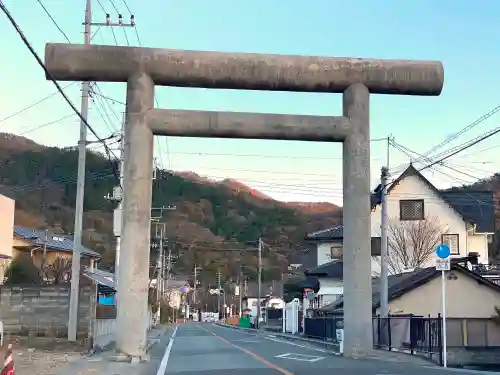 山梨縣護國神社の鳥居