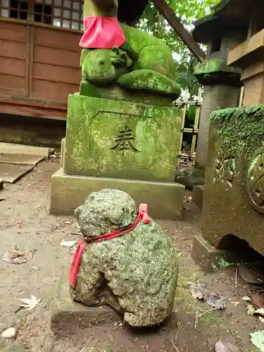 渋谷氷川神社の狛犬