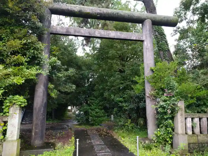 忍 諏訪神社・東照宮 の鳥居