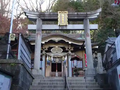 石川町諏訪神社の鳥居