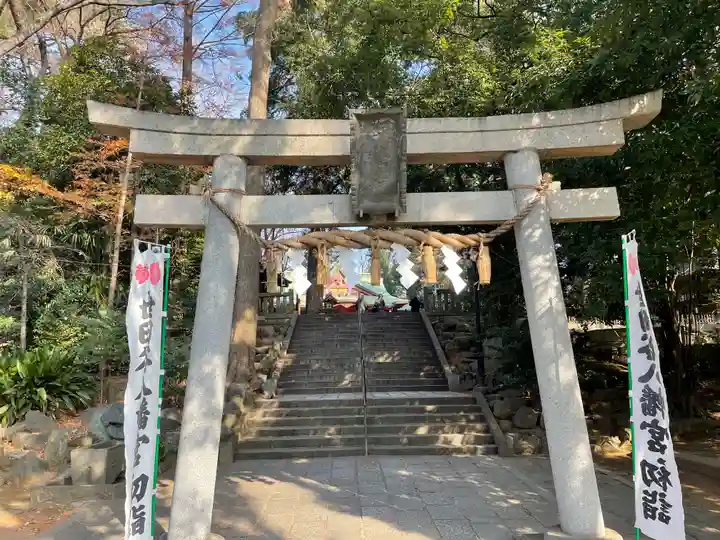 世田谷八幡宮の鳥居