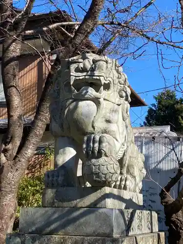 冨士御室浅間神社の狛犬