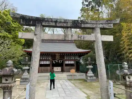 和泉國一之宮　大鳥大社の鳥居