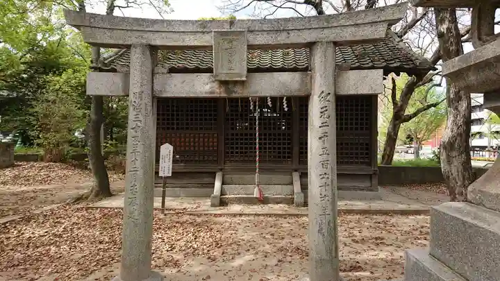 鳥飼八幡宮の鳥居