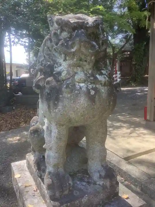 不乗森神社の狛犬