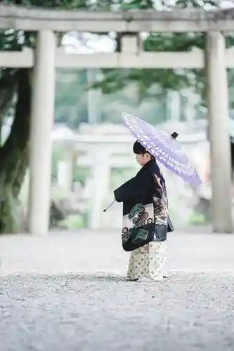 立志神社の七五三参