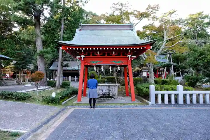 桜ヶ池池宮神社の手水舎