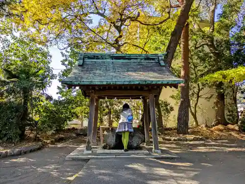 宗像神社の手水