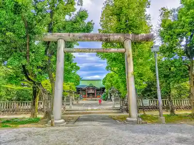 溝旗神社（肇國神社）の鳥居