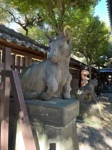 牛嶋神社の狛犬