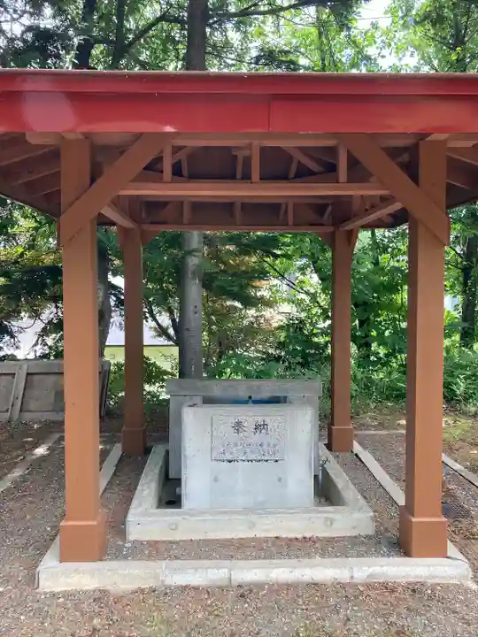 札幌藤野神社の手水舎