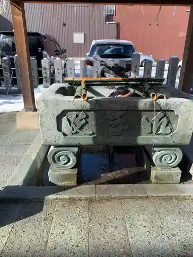 木田神社の手水舎