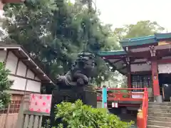 多摩川浅間神社の狛犬