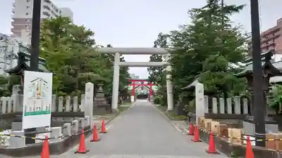善知鳥神社の鳥居