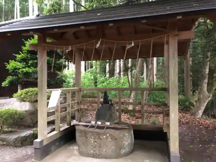 静志神社の手水舎