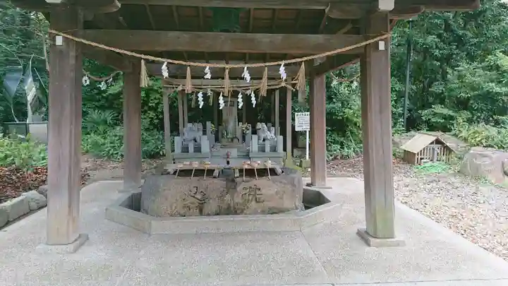愛知縣護國神社の手水舎