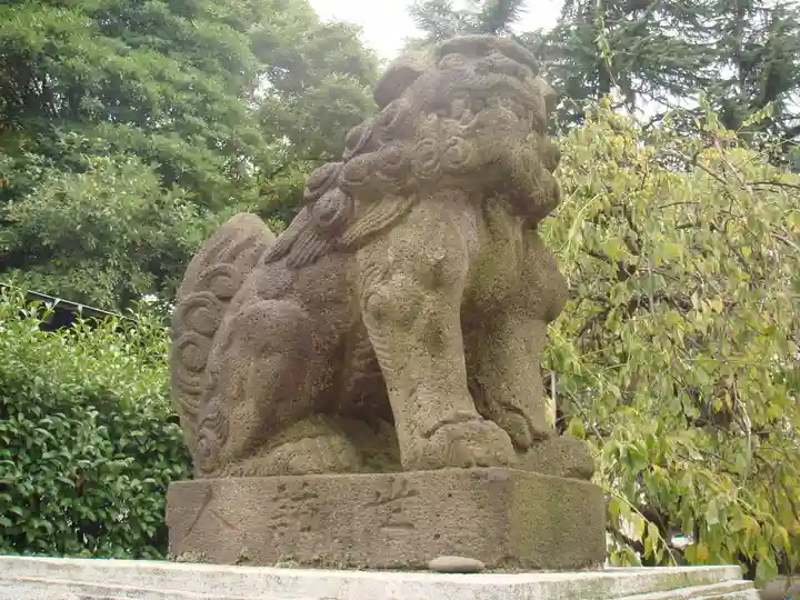 川口神社の狛犬