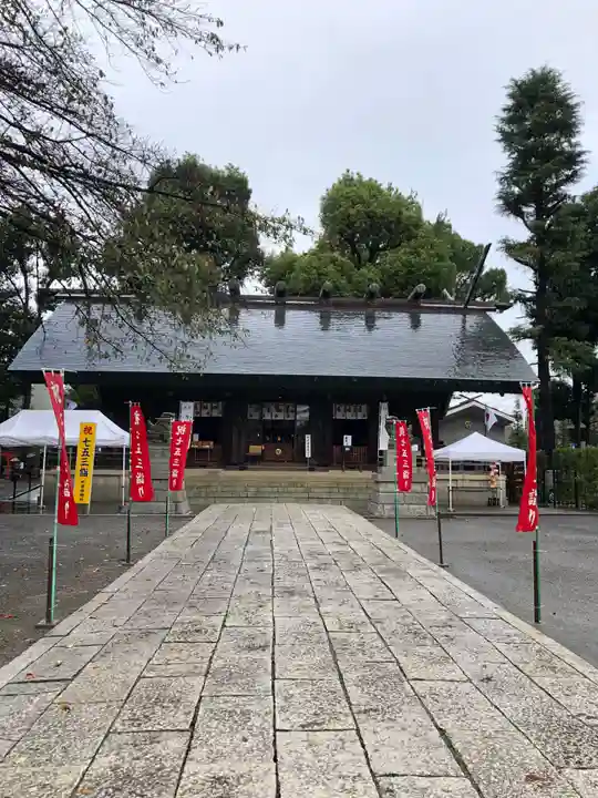 所澤神明社の本殿・本堂