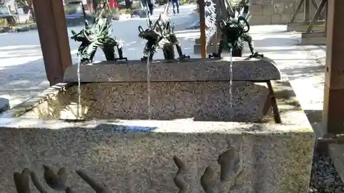 葛飾八幡宮の手水舎