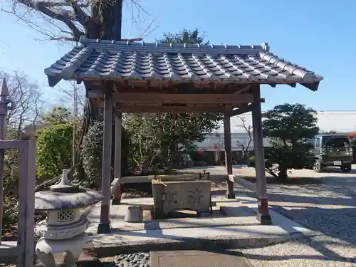 法華寺の手水舎