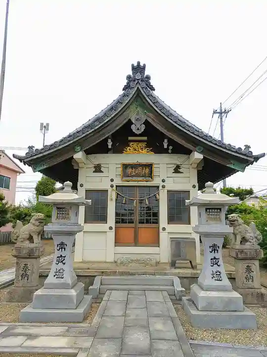 神明社(西福田5)の本殿・本堂