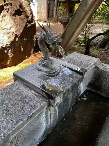 新井天神北野神社の手水