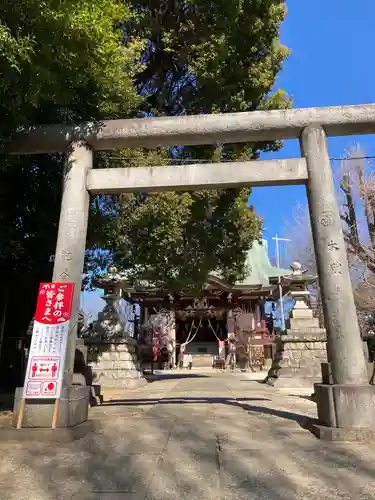 諏訪神社の鳥居