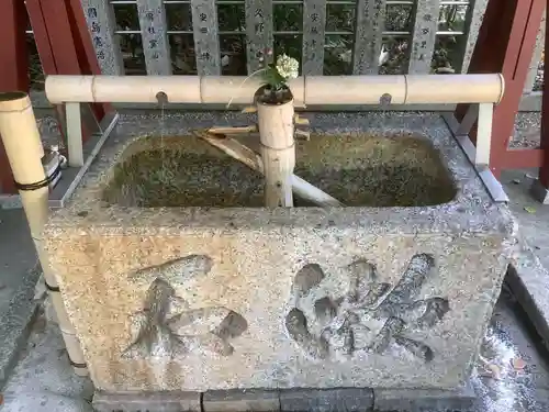 富部神社の手水舎