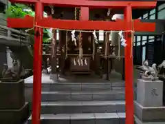 築土神社の鳥居