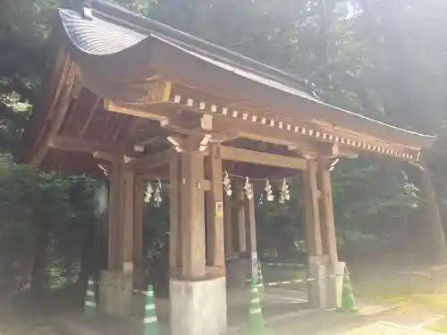 武蔵二宮 金鑚神社の手水舎
