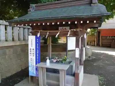 鶴嶺八幡宮の手水舎