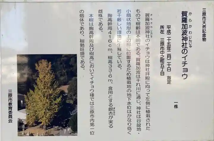 賀羅加波神社(広島県)