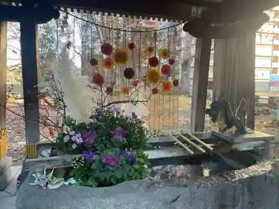 彌彦神社　(伊夜日子神社)の手水舎