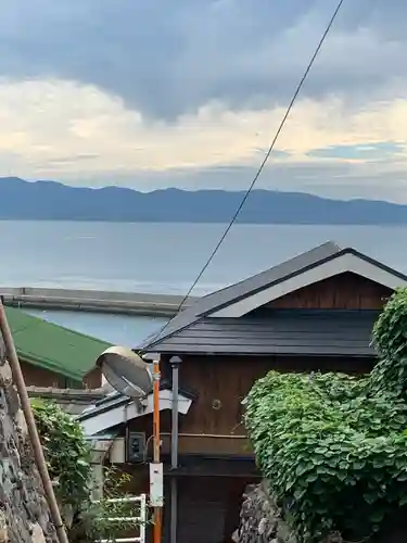 豊玉姫神社の景色