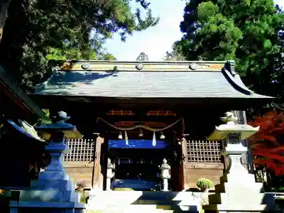 河口浅間神社の山門・神門