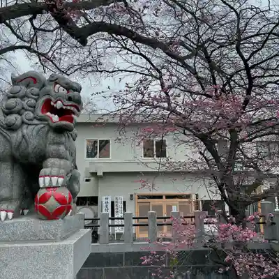 豊平神社の狛犬