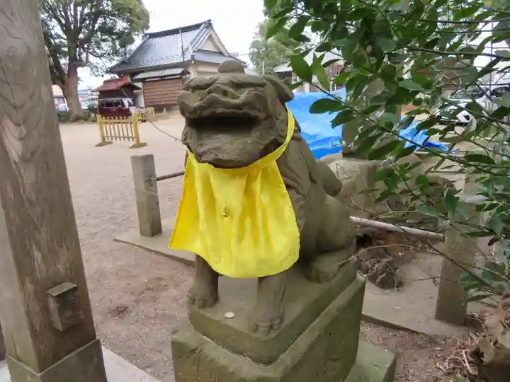 下総国三山 二宮神社の狛犬
