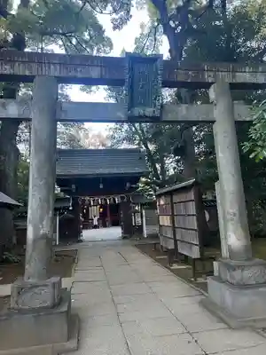 赤坂氷川神社の鳥居