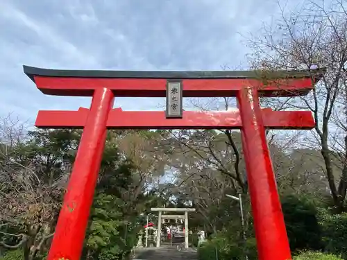 米之宮浅間神社の鳥居