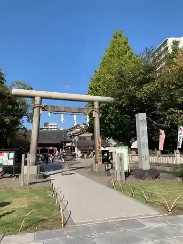 浅草神社の鳥居