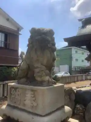 熊野社(新生)の狛犬