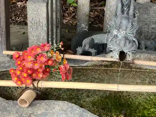 白山神社（木曽川町黒田）の手水舎