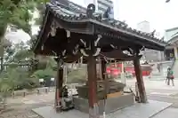 難波神社の手水舎