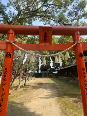 篠山神社の鳥居