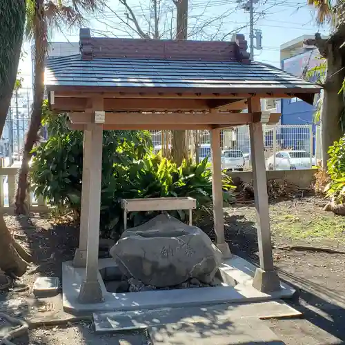 伊河麻神社の手水