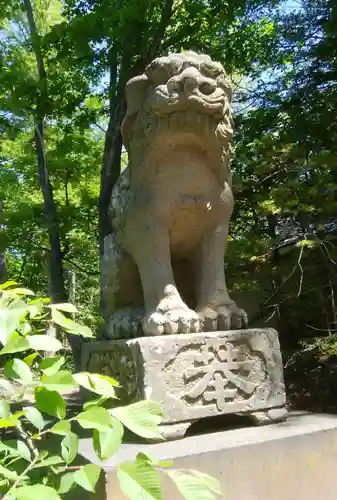 栗沢神社の狛犬