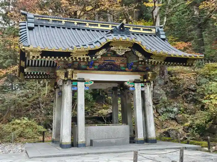 日光山輪王寺 大猷院の手水舎